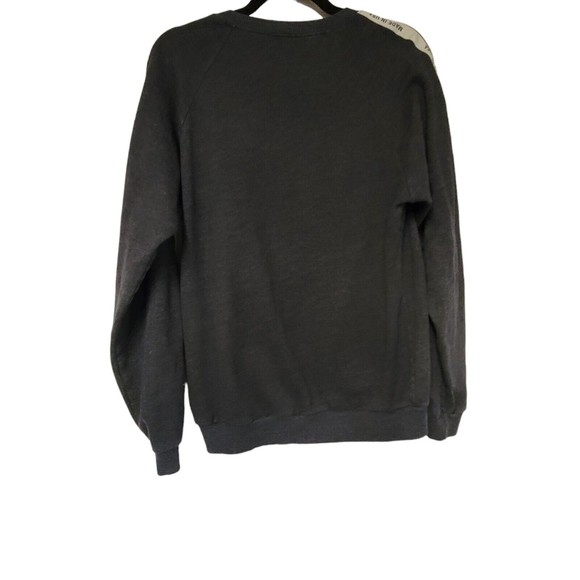 Love Your Melon Gray Made In‎ USA Crew Neck Sweatshirt Medium - Picture 3 of 5